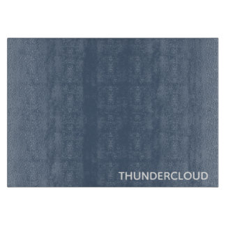 Blauer Graue Farbe von Thundercloud Schneidebrett