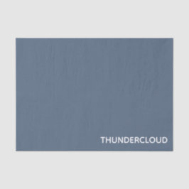 Blauer Graue Farbe von Thundercloud Seidenpapier