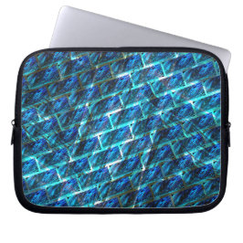 Blauer grauer, gerber oder gelber Ziegeleffekt Laptopschutzhülle