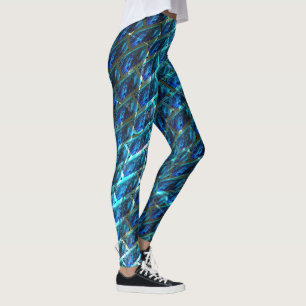 Blauer grauer, gerber oder gelber Ziegeleffekt Leggings