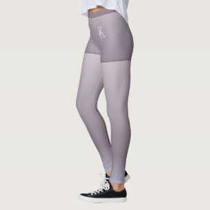 Blauer grauer Gradient, Shorts, benutzerdefinierte Leggings