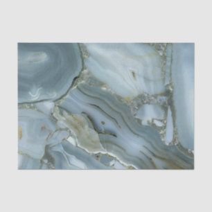 Blauer grauer Marmor mit Goldvene Seidenpapier