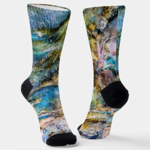 Blauer Grüner Labradorit Gemstone Socken