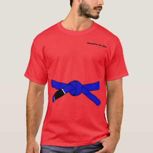 Blauer Gürtel Brasilianischer Jiu Jitsu für Kampfk T-Shirt