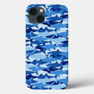 Blauer Haifisch-Muster Case-Mate iPhone Hülle