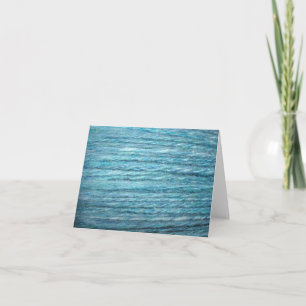 Blauer Handspann Karte
