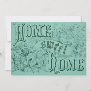 Blauer Hausbrand Einladung