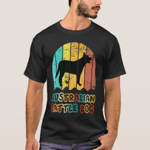 Blauer Heeler Australischer Cattle Hund Vintage So T-Shirt