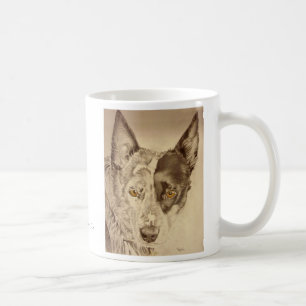 Blauer Heeler australischer Vieh-Hund Kaffeetasse