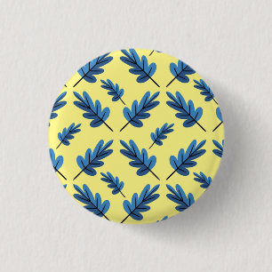 Blauer Herbst Button