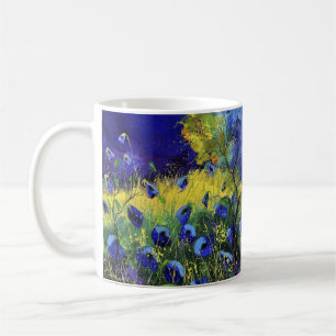 Blauer Herbst, Kunst Kaffeetasse