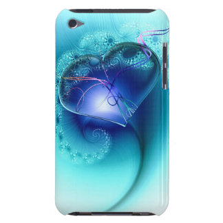 blauer Herzkasten von i phione Case-Mate iPod Touch Case