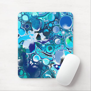 Blauer Himmel Abstrakte Kunst Mousepad
