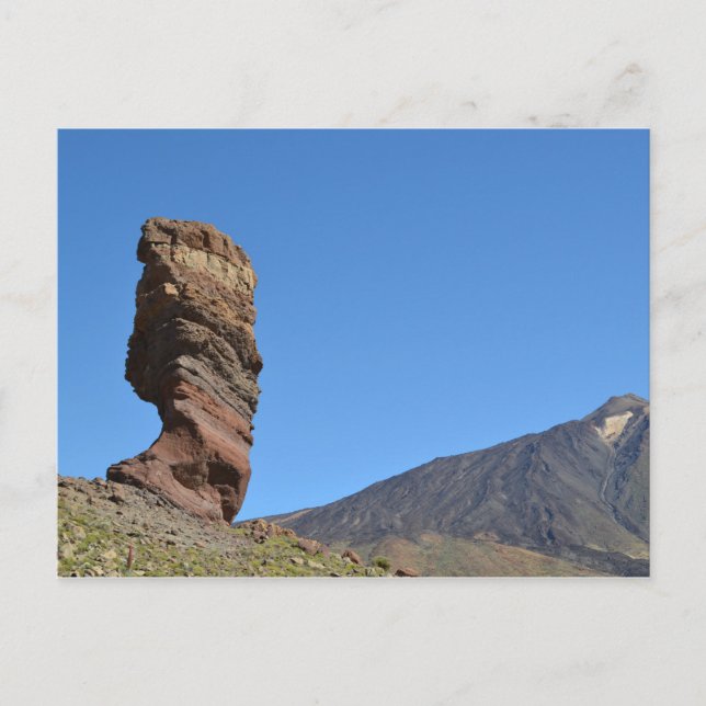 Blauer Himmel auf dem Teide Postkarte (Vorderseite)