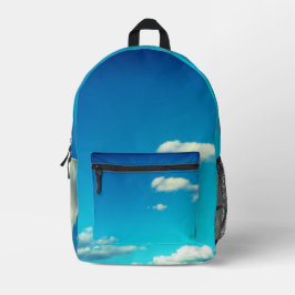 Blauer Himmel Bedruckter Rucksack