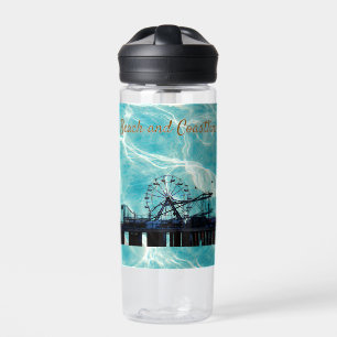 Blauer Himmel Boardwalk Trinkflasche