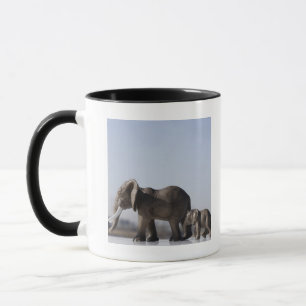 Blauer Himmel der Elefant-Herkunft Tasse