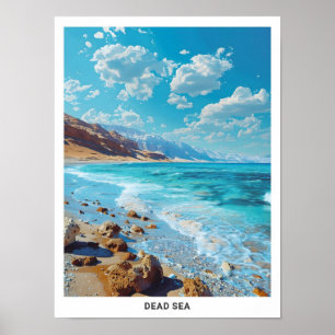 Blauer Himmel im Toten Meer Poster