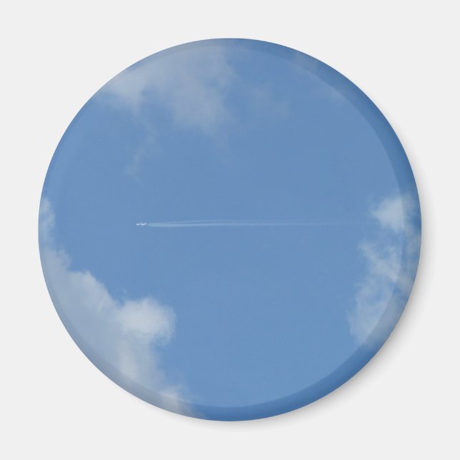 Blauer Himmel Magnet (Vorne)