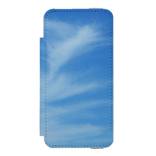 Blauer Himmel mit Abstrakten Wolken-Foto Incipio Watson™ iPhone 5 Geldbörsen Hülle