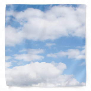 Blauer Himmel mit Wolken Halstuch