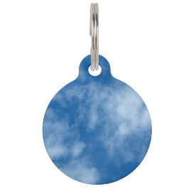 Blauer Himmel mit Wolken Haustiermarke