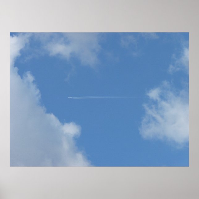 Blauer Himmel Poster (Vorne)