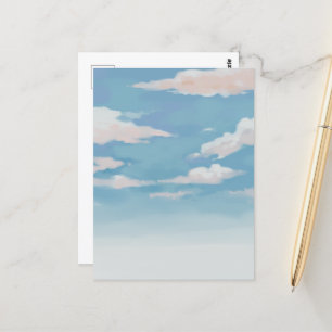 Blauer Himmel Postkarte