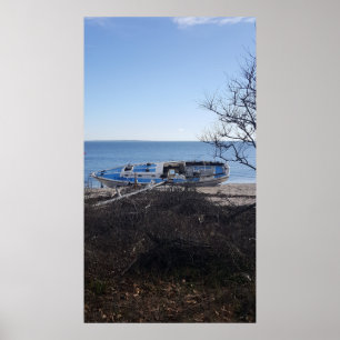 Blauer Himmel ruiniert Poster