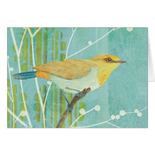 Blauer Himmel-Singvogel