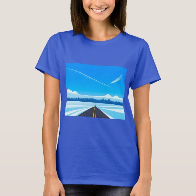 Blauer Himmel T-Shirt (Vorderseite)