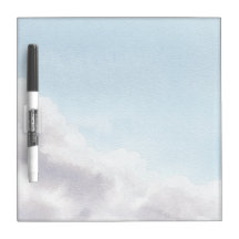 Blauer Himmel und flauschige Wolken | Whiteboard f
