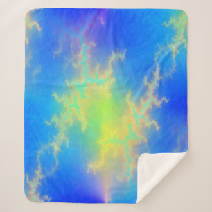 Blauer Himmel und goldgelbe Blitze Sherpadecke