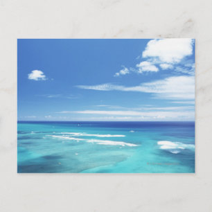 Blauer Himmel und Meer 17 Postkarte