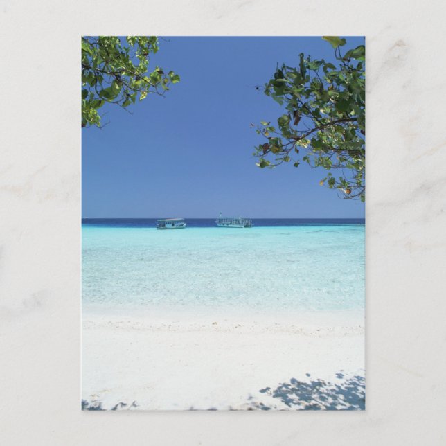 Blauer Himmel und Meer 9 Postkarte (Vorderseite)