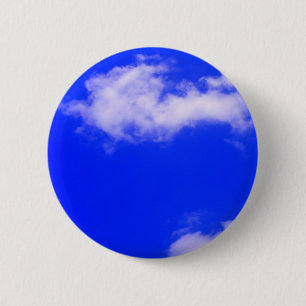 Blauer Himmel und weiße Wolken Button