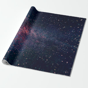 Blauer Himmel voller Sterne Geschenkpapier