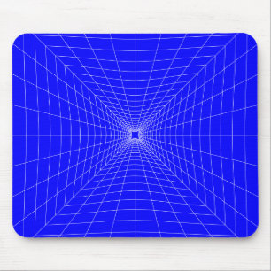Blauer Himmelsgitter verzerrt Mousepad