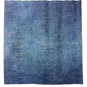 Blauer Hintergrund, Jeans Textur Hintergrund. T Duschvorhang