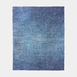 Blauer Hintergrund, Jeans Textur Hintergrund. T Fleecedecke