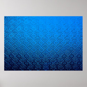 blauer Hintergrund Poster