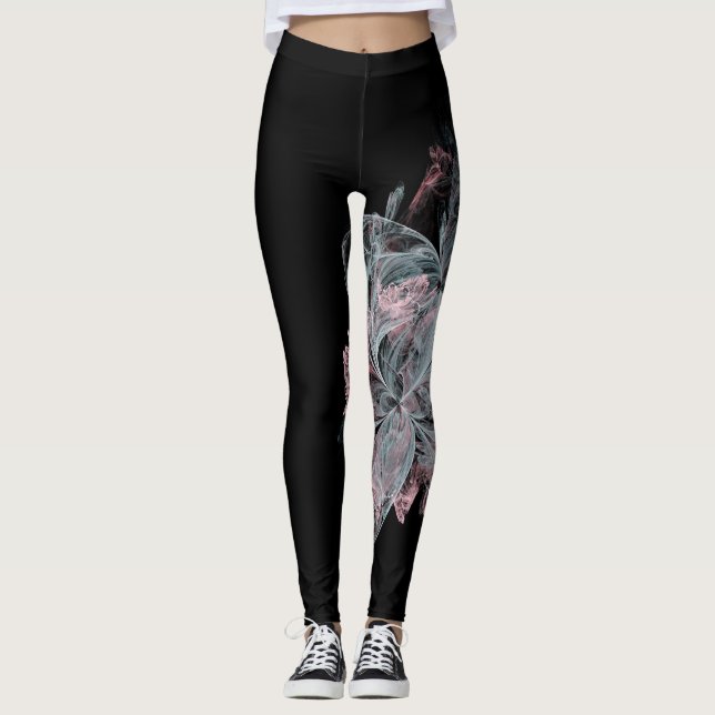 Blauer hoch entwickelter Strudel des Leggings (Vorderseite)