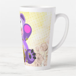 Blauer Honig Bär Milchtasse