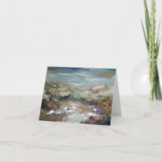 Blauer Horizont Notecard Karte