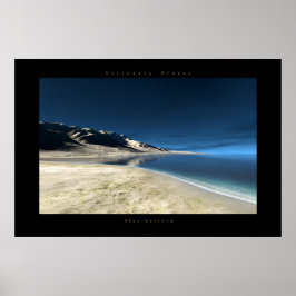 blauer horizont poster