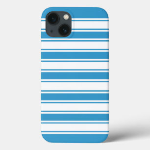 Blauer horizontaler Streifen Case-Mate iPhone Hülle