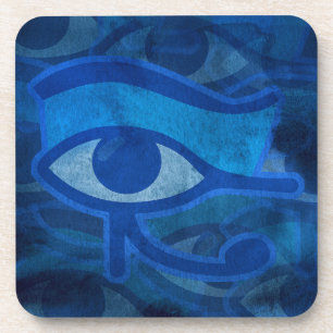 Blauer Horus Eye Untersetzer