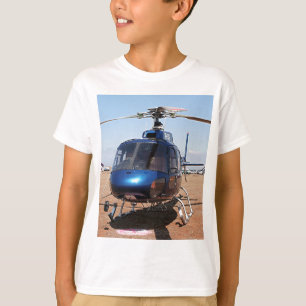 Blauer Hubschrauber T-Shirt