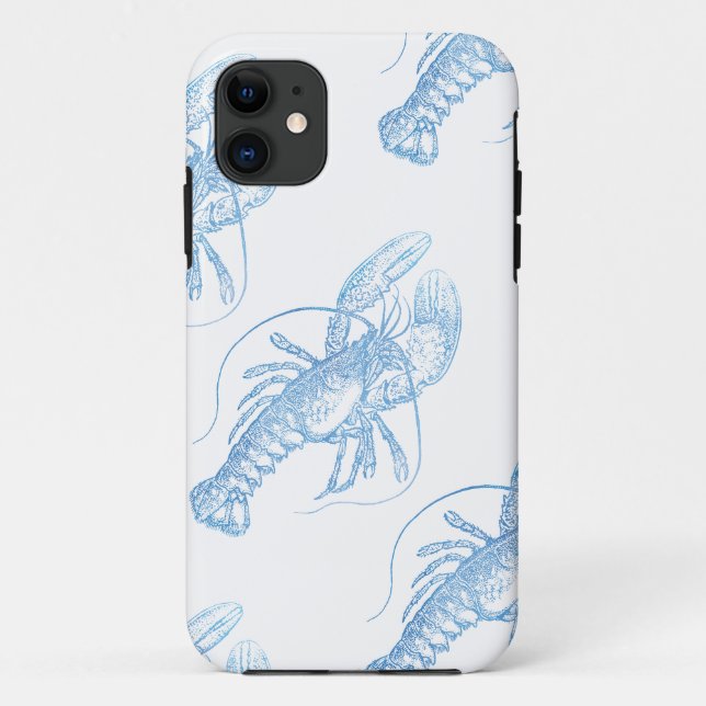 Blauer Hummer Case-Mate iPhone Hülle (Rückseite)
