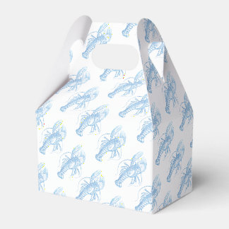 Blauer Hummer Geschenkschachtel